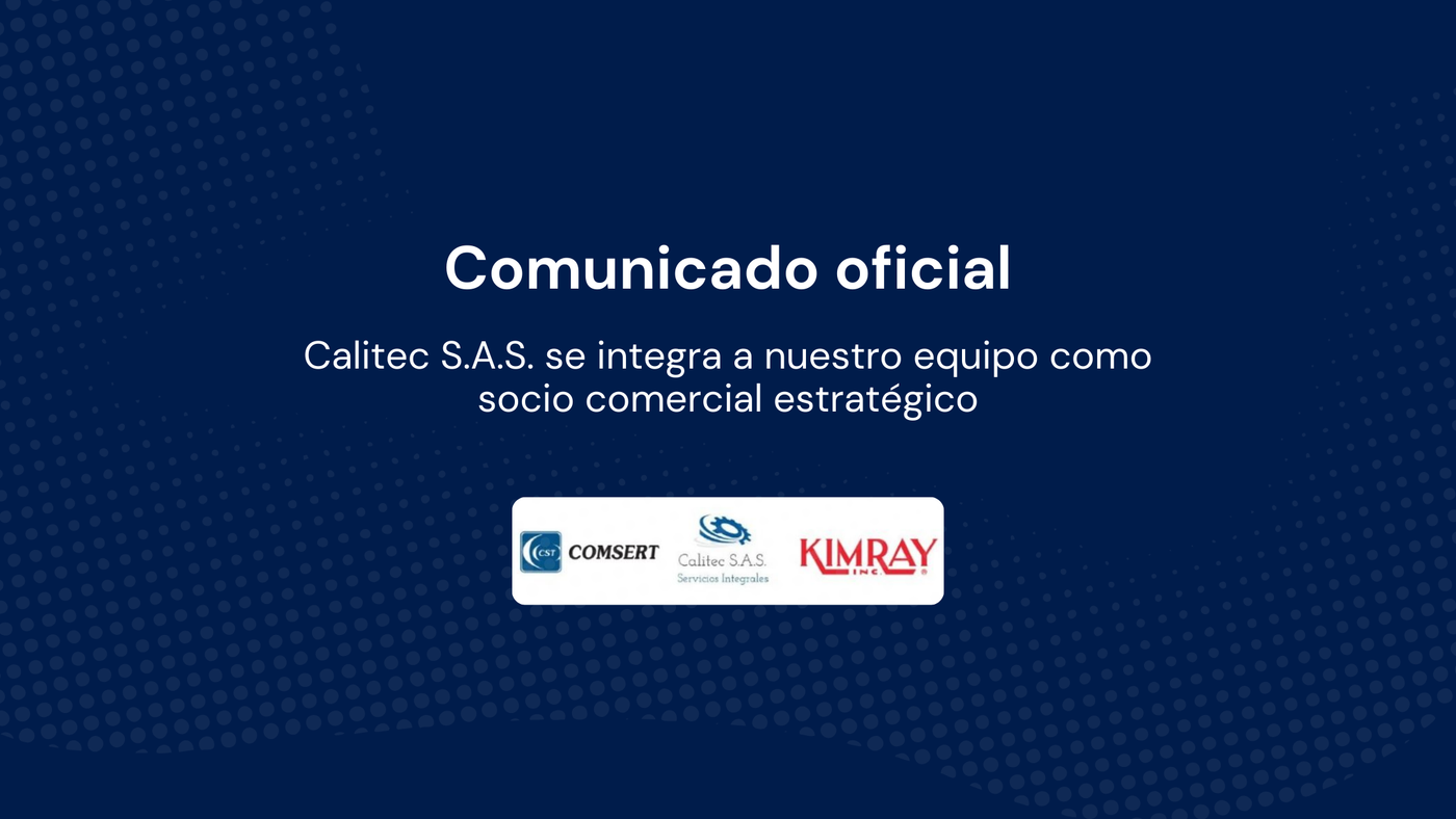 Calitec SAS se integra a nuestro equipo como socio comercial
