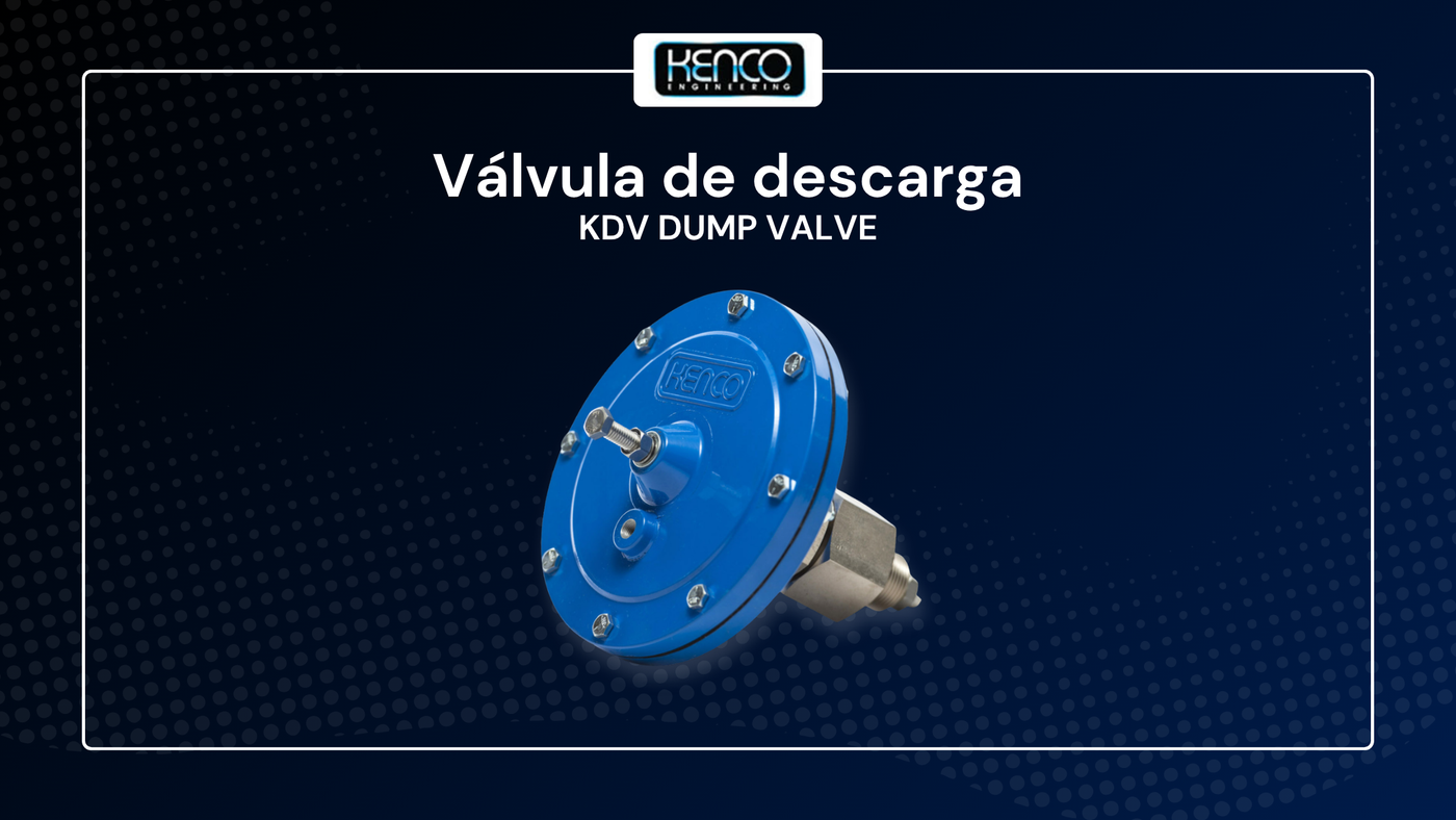 Válvula de descarga Kenco KDV (Dump Valve): funcionamiento y características
