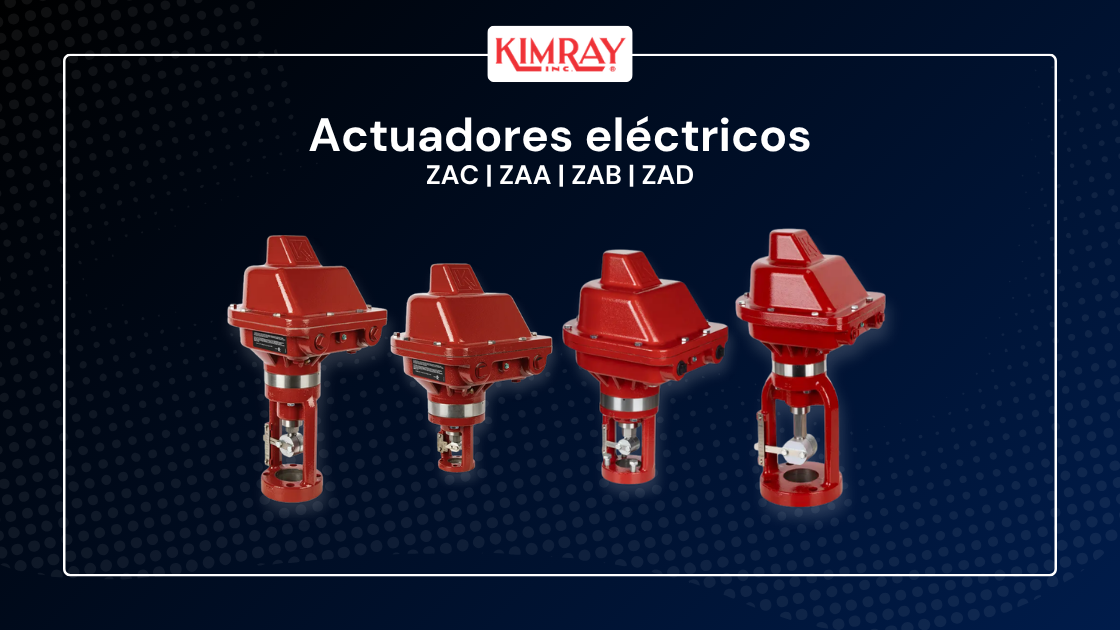 Actuador eléctrico Kimray para válvulas de control: funcionamiento y características