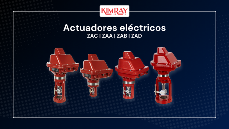 Actuador eléctrico Kimray para válvulas de control: funcionamiento y características
