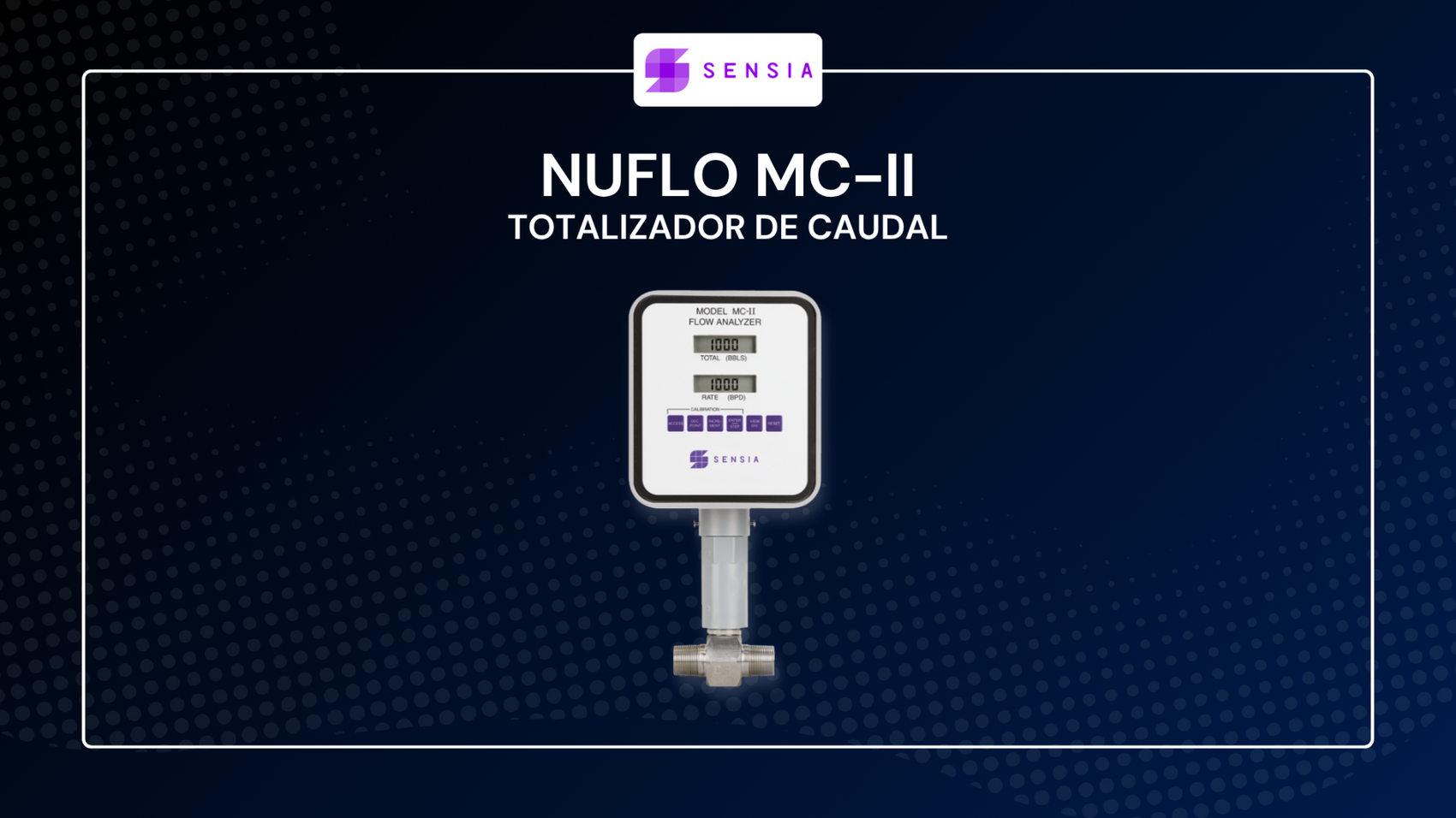 NUFLO MC-II – Totalizador de caudal de Sensia