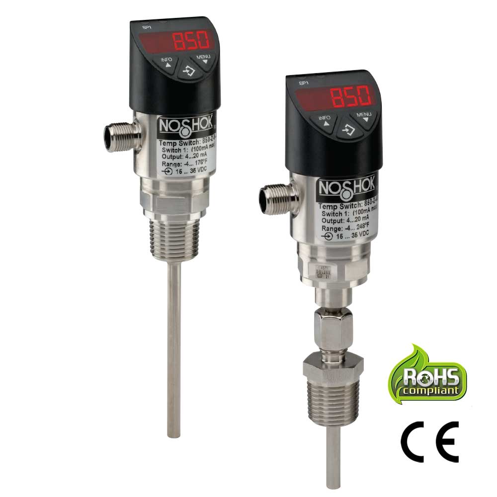 Transmisor/Interruptor de temperatura 850 Series